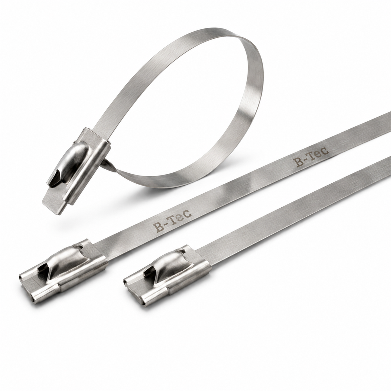Stainless Steel Grade 304 Uncoated Roller Ball Lock Cable Ties
